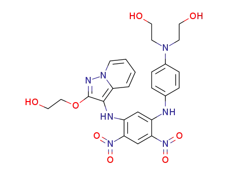 2-[3-(5-{4-[bis(2-hydroxyethyl)amino]phenylamino}-2,4-dinitrophenylamino)pyrazolo[1,5-a]pyridin-2-yloxy]ethanol